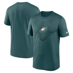 Philadelphia Eagles Big & Tall Blitz Legend Icon T-Shirt - Teal - Nike