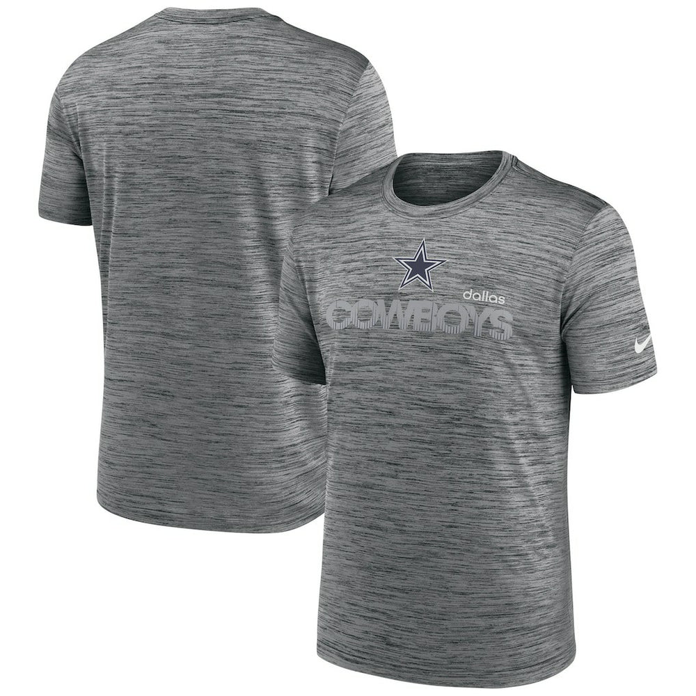 Dallas Cowboys Blitz Velocity Modern Dri-FIT T-Shirt - Anthracite - Nike