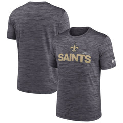 New Orleans Saints Blitz Velocity Modern Dri-FIT T-Shirt - Black - Nike