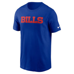 Buffalo Bills Primetime Wordmark Essential T-Shirt - Royal - Nike
