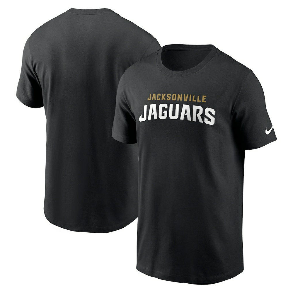 Jacksonville Jaguars Primetime Wordmark Essential T-Shirt - Black - Nike