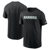 Las Vegas Raiders Primetime Wordmark Essential T-Shirt - Black - Nike