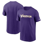 Minnesota Vikings Primetime Wordmark Essential T-Shirt - Purple - Nike