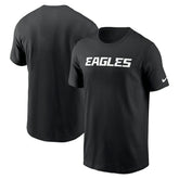 Philadelphia Eagles Primetime Wordmark Essential T-Shirt - Black - Nike
