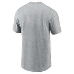 Seattle Seahawks Primetime Wordmark Essential T-Shirt - Heather Gray - Nike