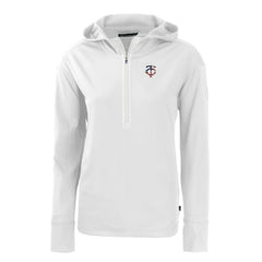 Minnesota Twins Cutter & Buck Women's Daybreak Eco Recycled Half-Zip Hoodie Online