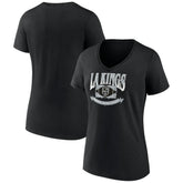 Los Angeles Kings Women's Slapshot V-Neck T-Shirt - Black | NHL near me