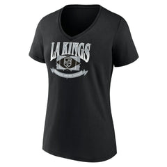 Los Angeles Kings Women's Slapshot V-Neck T-Shirt - Black | NHL near me