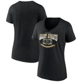 Vegas Golden Knights Women's Slapshot V-Neck T-Shirt - Black | NHL near me