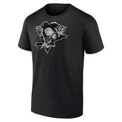 Pittsburgh Penguins Iced Out T-Shirt - Black | NHL Clearance