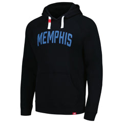 Memphis Grizzlies Sportiqe Unisex Chenille Olsen Tri-Blend Pullover Hoodie Black