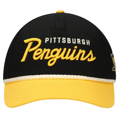Pittsburgh Penguins American Needle Roscoe Washed Twill Adjustable Hat - Black/Gold | NHL sale
