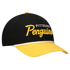 Pittsburgh Penguins American Needle Roscoe Washed Twill Adjustable Hat - Black/Gold | NHL sale