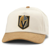 Vegas Golden Knights American Needle Burnett Adjustable Hat - White/Gold | NHL online
