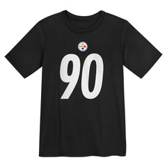 T.J. Watt Pittsburgh Steelers Preschool Player Name & Number T-Shirt - Black - Nike