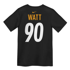 T.J. Watt Pittsburgh Steelers Preschool Player Name & Number T-Shirt - Black - Nike