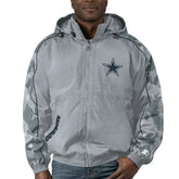 Dallas Cowboys Starter Throwback Thursday Night Lights Hoodie Full-Zip Jacket - Silver - NFL