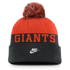San Francisco Giants Nike Rewind Peak Cuffed Knit Hat with Pom Discount