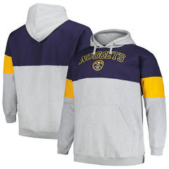 Fanatics Denver Nuggets Big & Tall Pullover Hoodie Navy/Gold