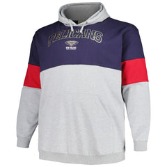 Fanatics New Orleans Pelicans Big & Tall Pullover Hoodie Navy/Red