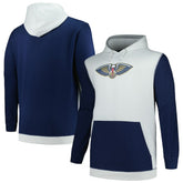 Fanatics New Orleans Pelicans Big & Tall Primary Arctic Pullover Hoodie Navy/Silver