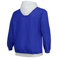 Fanatics Golden State Warriors Big & Tall Primary Arctic Pullover Hoodie Royal/Silver