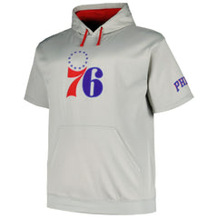 Fanatics Philadelphia 76ers Big & Tall Logo Pullover Hoodie Silver