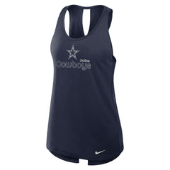 Dallas Cowboys Women's Plus Size Performance Tank Top - Navy - Nike
