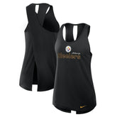 Pittsburgh Steelers Women's Plus Size Performance Tank Top - Black - Nike