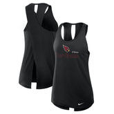 Arizona Cardinals Women's Open-Back Crisscross Dri-FIT Tank Top - Black - Nike