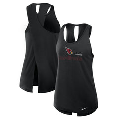 Arizona Cardinals Women's Open-Back Crisscross Dri-FIT Tank Top - Black - Nike