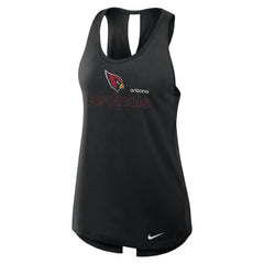 Arizona Cardinals Women's Open-Back Crisscross Dri-FIT Tank Top - Black - Nike