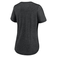 New York Jets Women's Fashion Tri-Blend T-Shirt - Heather Black - Nike