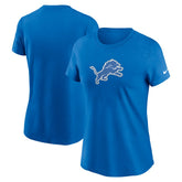 Detroit Lions Women's Primary Logo T-Shirt - Blue - Nike