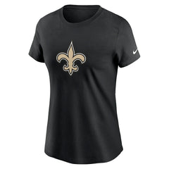 New Orleans Saints Women's Primary Logo T-Shirt - Black - Nike