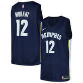 Nike Ja Morant Memphis Grizzlies Swingman Player Jersey Icon Edition Navy