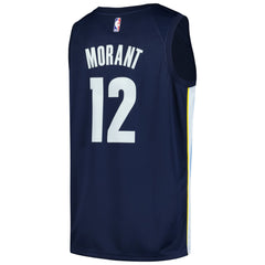 Nike Ja Morant Memphis Grizzlies Swingman Player Jersey Icon Edition Navy
