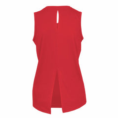 USMNT Levelwear Women's Paisley Chase V-Neck Tank Top Red