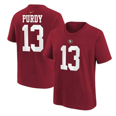 Brock Purdy San Francisco 49ers Preschool Player Name & Number T-Shirt - Scarlet - Nike
