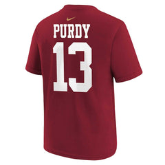 Brock Purdy San Francisco 49ers Preschool Player Name & Number T-Shirt - Scarlet - Nike