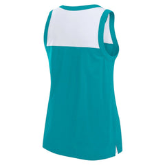 Miami Dolphins Women's Sequin Tank Top - Aqua - Fanatics