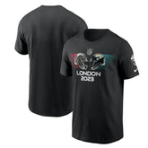 Atlanta Falcons vs. Jacksonville Jaguars 2023 London Game Essential T-Shirt - Black - Nike