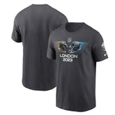 Baltimore Ravens vs. Tennessee Titans 2023 London Game Essential T-Shirt - Anthracite - Nike