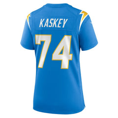 Matt Kaskey Los Angeles Chargers Women's Team Game Jersey - Powder Blue - Nike