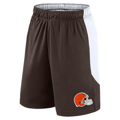 Cleveland Browns Go Hard Shorts - Brown/White - Fanatics