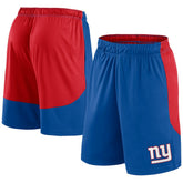 New York Giants Go Hard Shorts - Royal/Red - Fanatics