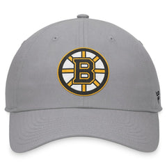 Boston Bruins Fanatics Extra Time Adjustable Hat - Gray | Fanatics Lifestyle