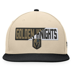 Vegas Golden Knights Fanatics Goalaso Snapback Hat - Cream/Black | Fanatics on sale