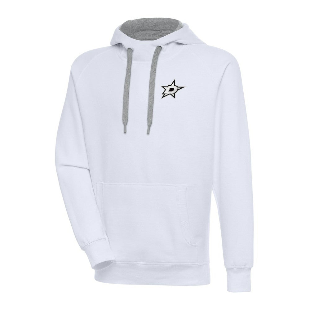 Dallas Stars Antigua Metallic Logo Victory Pullover Hoodie - White | NHL sale
