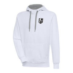 Vegas Golden Knights Antigua Metallic Logo Victory Pullover Hoodie - White | NHL discount